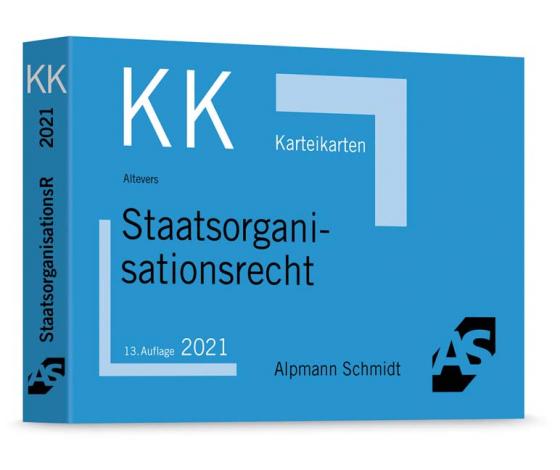 Cover-Bild Karteikarten Staatsorganisationsrecht