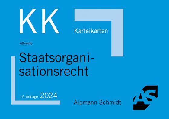 Cover-Bild Karteikarten Staatsorganisationsrecht