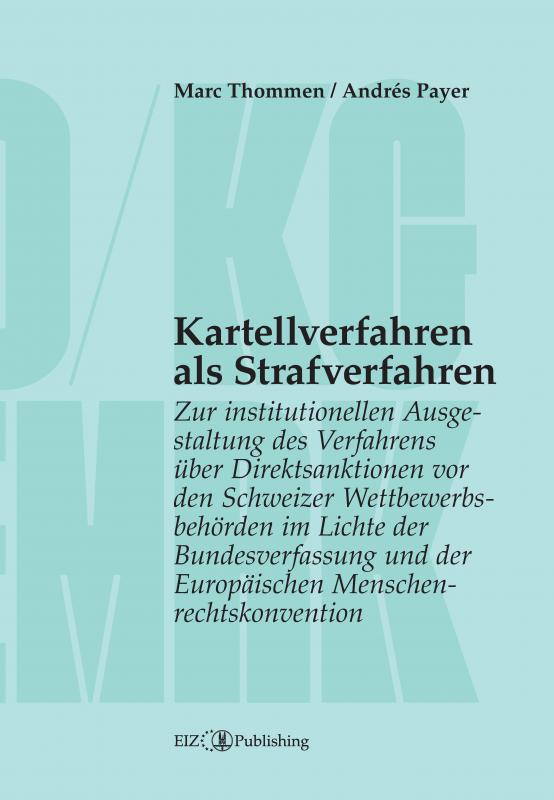 Cover-Bild Kartellverfahren als Strafverfahren