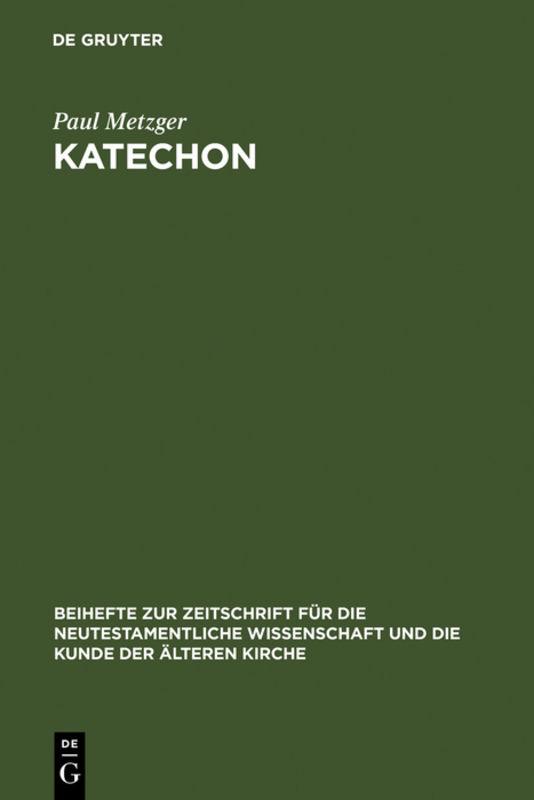 Cover-Bild Katechon