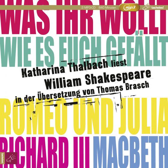 Cover-Bild Katharina Thalbach liest William Shakespeare in der Übersetzung von Thomas Brasch