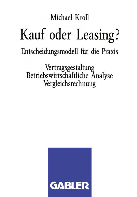 Cover-Bild Kauf oder Leasing?