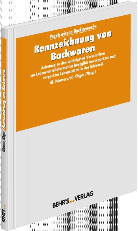 Cover-Bild Kennzeichnung von Backwaren
