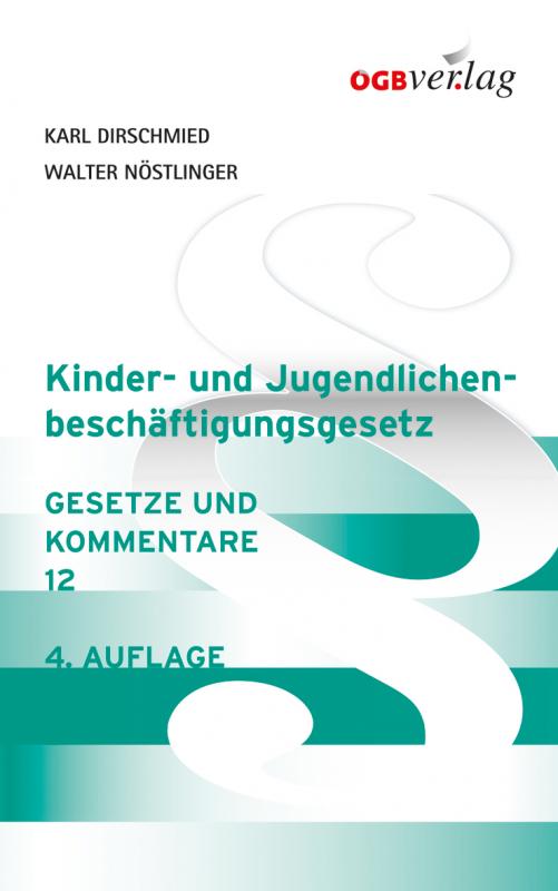 Cover-Bild Kinder- und Jugendlichenbeschäftigungsgesetz