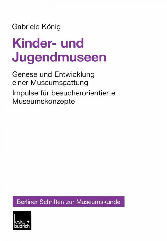 Cover-Bild Kinder- und Jugendmuseen