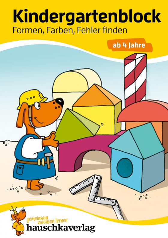 Cover-Bild Kindergartenblock ab 4 Jahre - Formen, Farben, Fehler finden