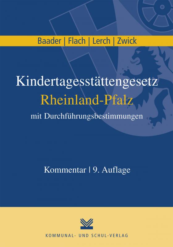 Cover-Bild Kindertagesstättengesetz Rheinland-Pfalz mit Durchführungsbestimmungen