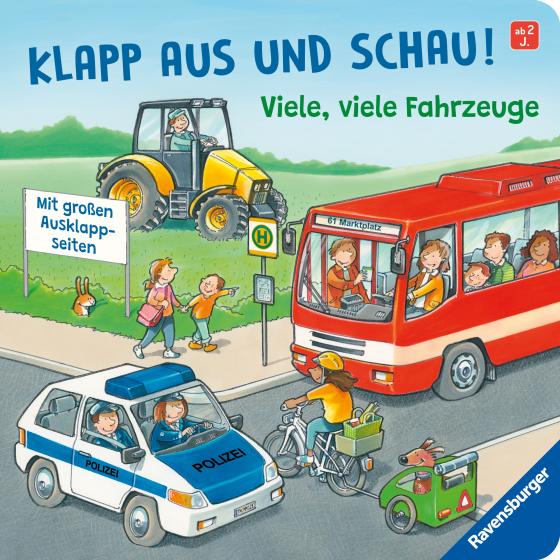 Cover-Bild Klapp aus und schau! Viele, viele Fahrzeuge