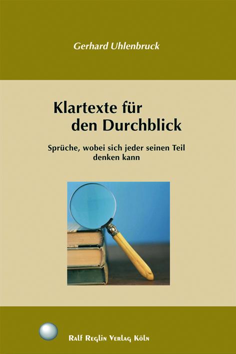 Cover-Bild Klartexte für den Durchblick