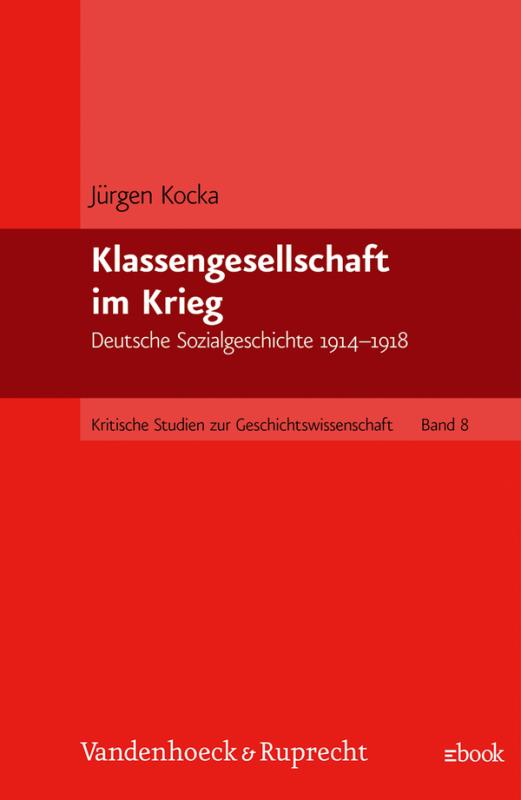 Cover-Bild Klassengesellschaft im Krieg