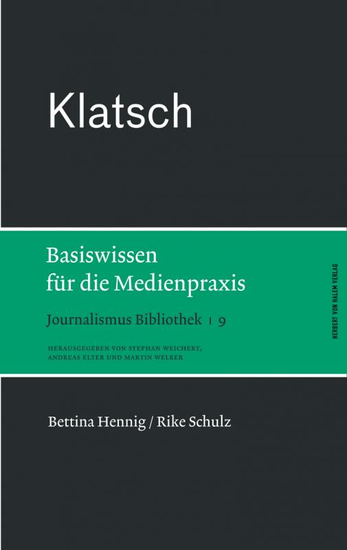 Cover-Bild Klatsch. Basiswissen für die Medienpraxis