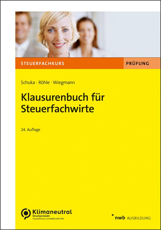 Cover-Bild Klausurenbuch für Steuerfachwirte