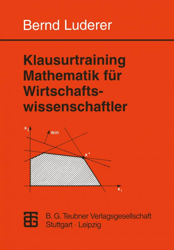 Cover-Bild Klausurtraining Mathematik für Wirtschaftswissenschaftler