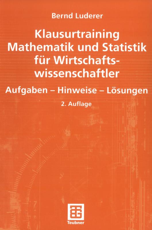 Cover-Bild Klausurtraining Mathematik und Statistik für Wirtschaftswissenschaftler