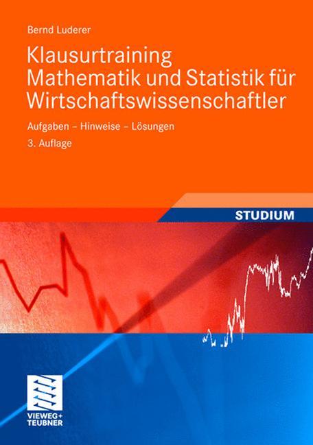 Cover-Bild Klausurtraining Mathematik und Statistik für Wirtschaftswissenschaftler