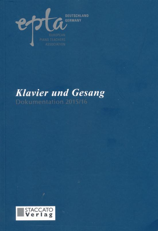 Cover-Bild Klavier und Gesang