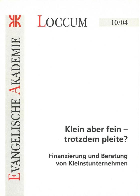 Cover-Bild Klein aber fein-trotzdem pleite?