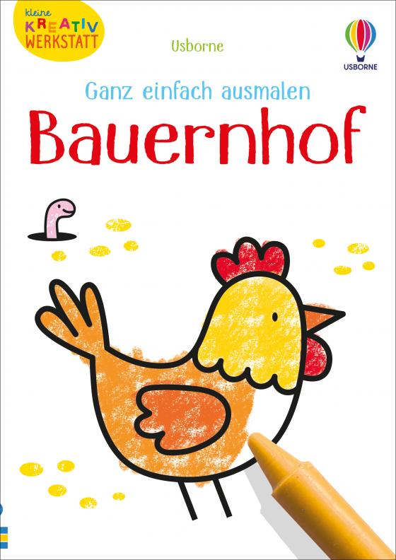 Cover-Bild Kleine Kreativ-Werkstatt – Ganz einfach ausmalen: Bauernhof