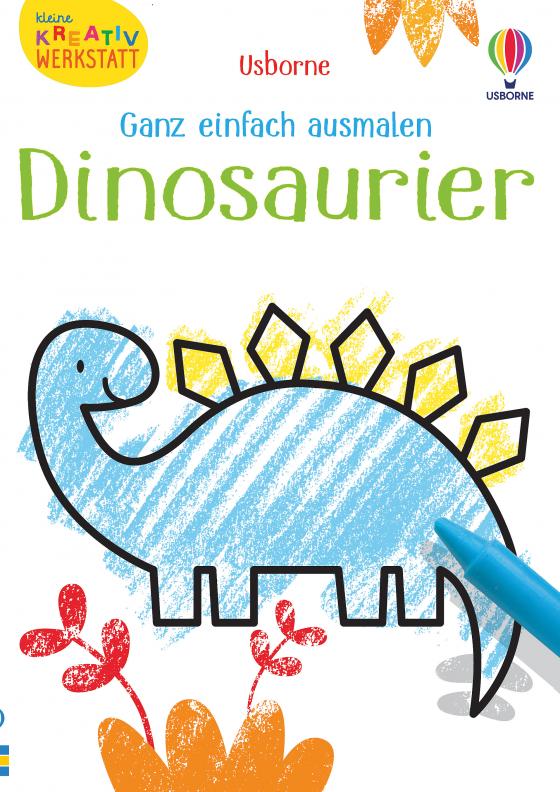 Cover-Bild Kleine Kreativ-Werkstatt - Ganz einfach ausmalen: Dinosaurier