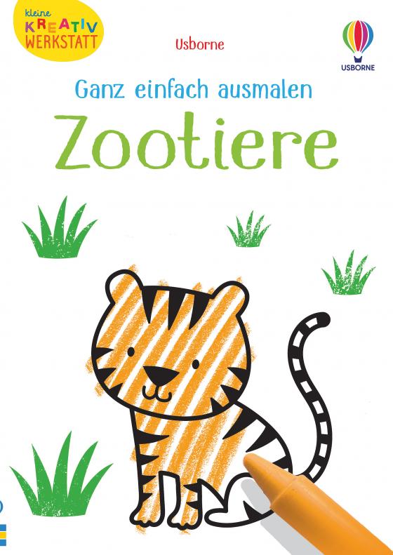 Cover-Bild Kleine Kreativ-Werkstatt - Ganz einfach ausmalen: Zootiere