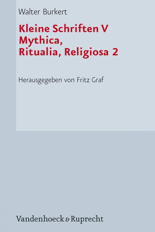 Cover-Bild Kleine Schriften V