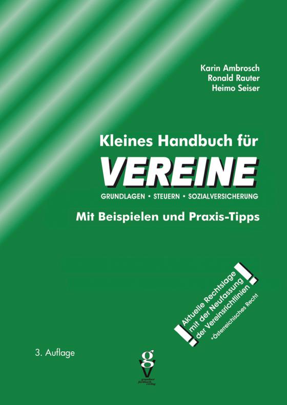 Cover-Bild Kleines Handbuch für VEREINE