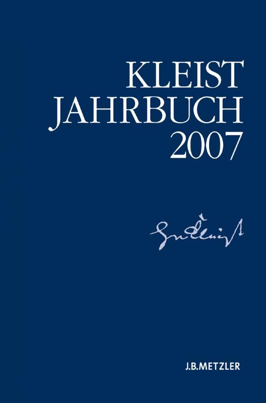 Cover-Bild Kleist-Jahrbuch 2007