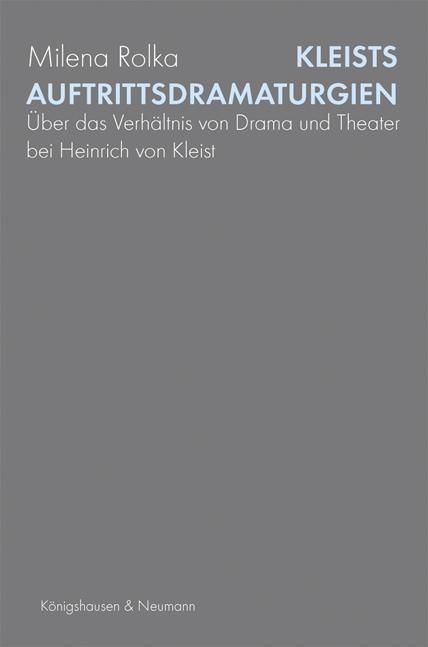 Cover-Bild Kleists Auftrittsdramaturgien