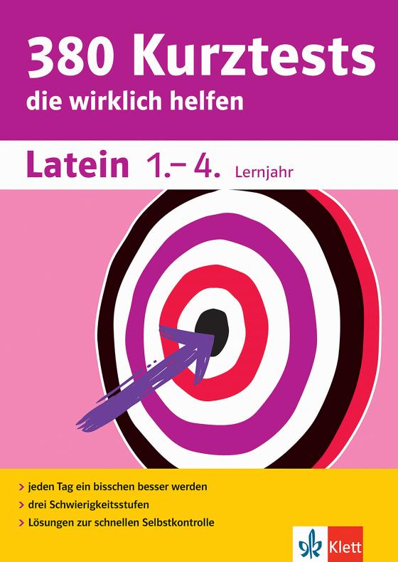 Cover-Bild Klett 380 Kurztests Latein 1.-4. Lernjahr