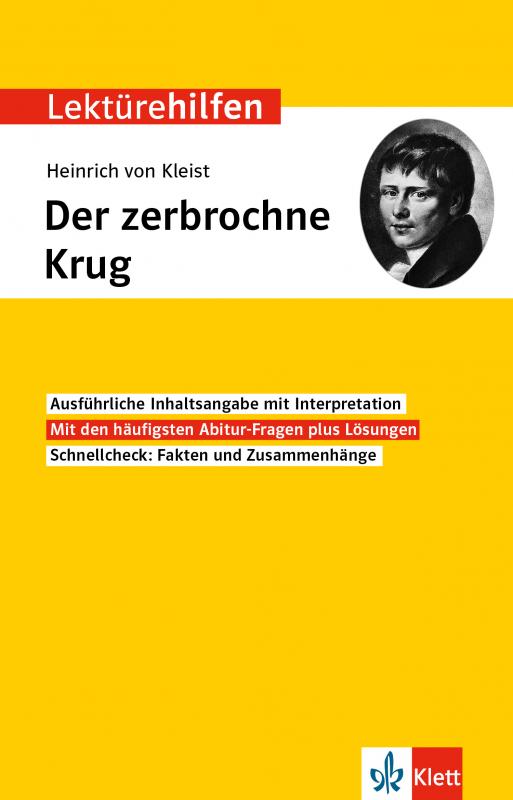 Cover-Bild Klett Lektürehilfen Heinrich von Kleist, Der zerbrochne Krug