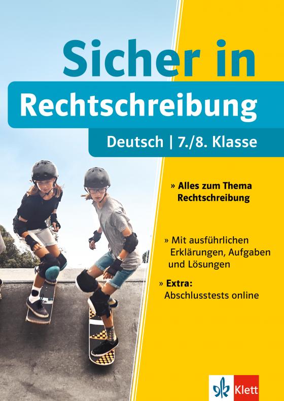 Cover-Bild Klett Sicher in Deutsch Rechtschreibung 7./8. Klasse