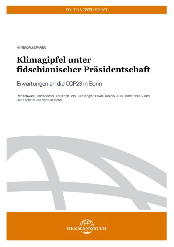 Cover-Bild Klimagipfel unter fidschianischer Präsidentschaft