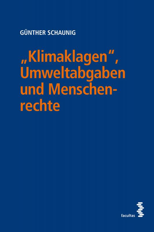 Cover-Bild „Klimaklagen“, Umweltabgaben und Menschenrechte