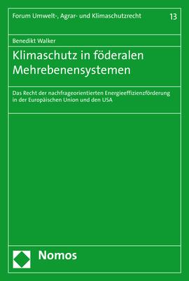 Cover-Bild Klimaschutz in föderalen Mehrebenensystemen