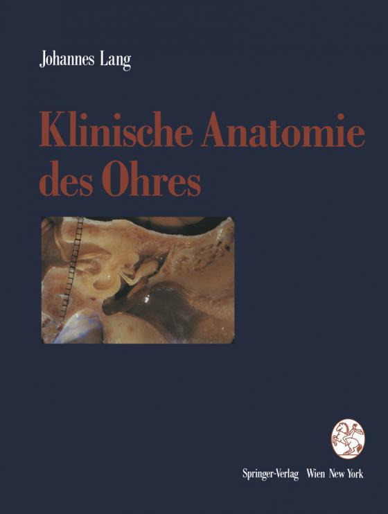 Cover-Bild Klinische Anatomie des Ohres