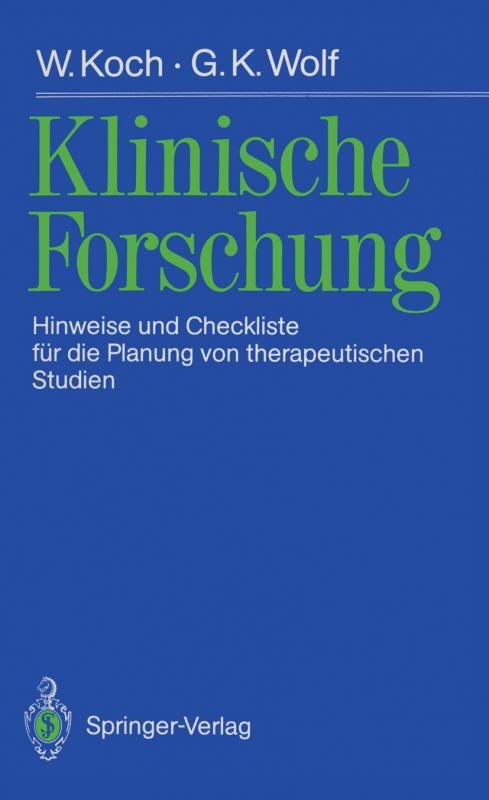 Cover-Bild Klinische Forschung