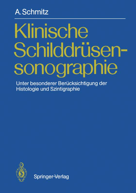 Cover-Bild Klinische Schilddrüsensonographie