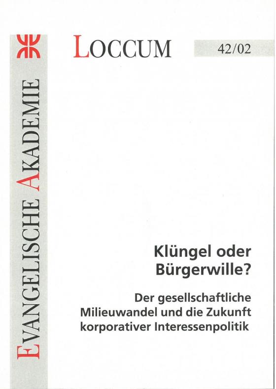 Cover-Bild Klüngel oder Bürgerwille?