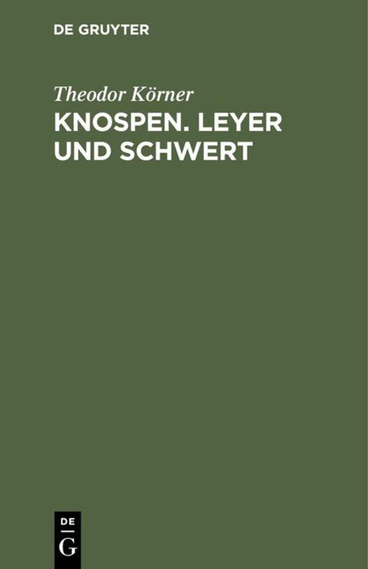 Cover-Bild Knospen. Leyer und Schwert