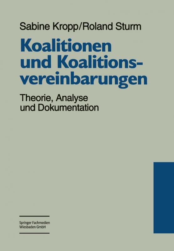 Cover-Bild Koalitionen und Koalitionsvereinbarungen