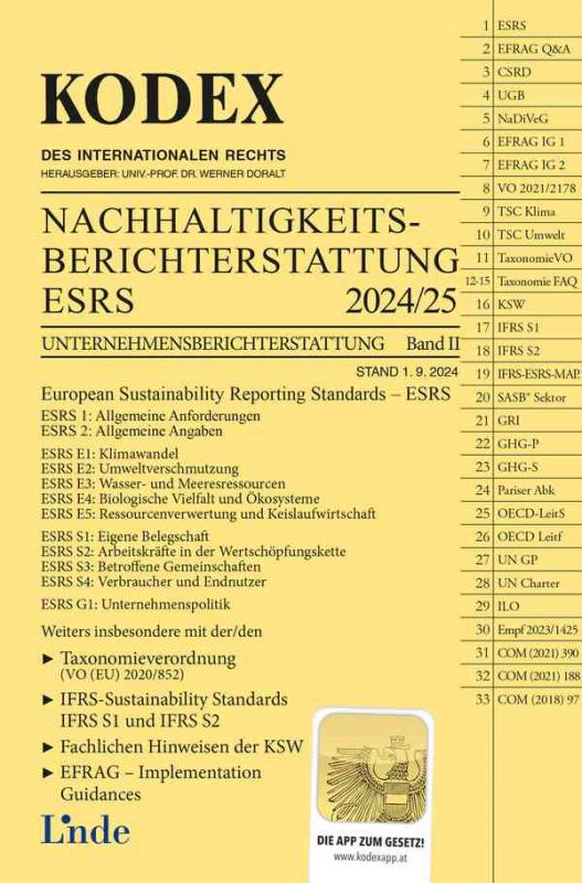 Cover-Bild KODEX Nachhaltigkeitsberichterstattung - ESRS