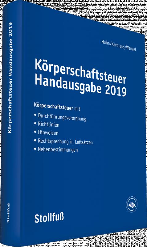 Cover-Bild Körperschaftsteuer Handausgabe 2019