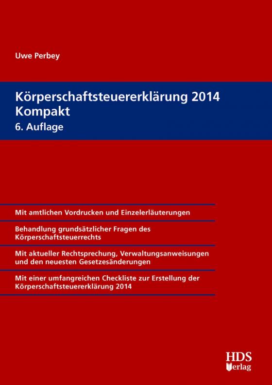 Cover-Bild Körperschaftsteuererklärung 2014 Kompakt