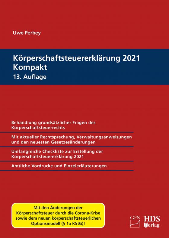Cover-Bild Körperschaftsteuererklärung 2021 Kompakt