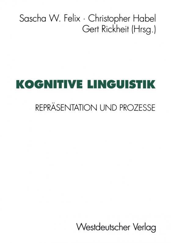 Cover-Bild Kognitive Linguistik