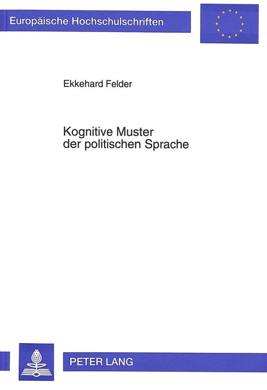 Cover-Bild Kognitive Muster der politischen Sprache