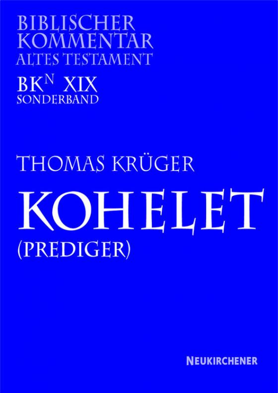 Cover-Bild Kohelet (Prediger)