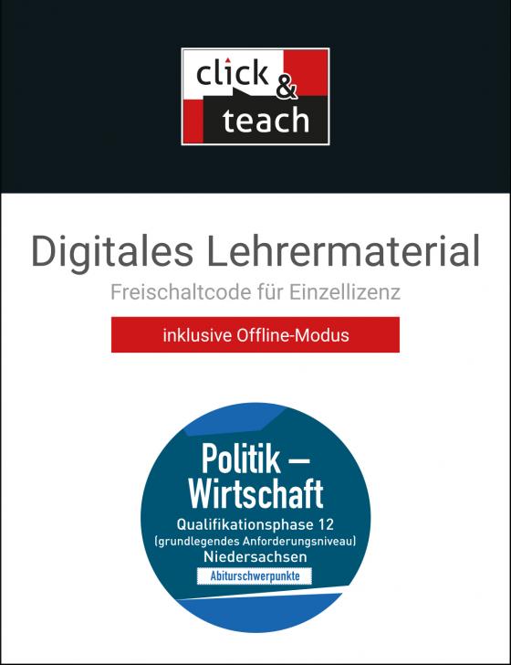 Cover-Bild Kolleg Politik und Wirtschaft – Niedersachsen - neu / Qualifikationsphase NI click & teach 12 gA Box