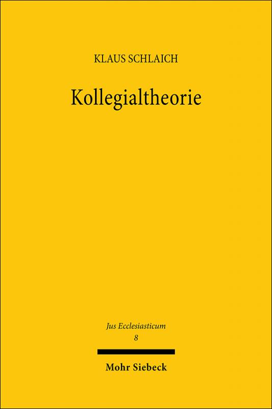 Cover-Bild Kollegialtheorie