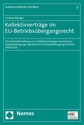 Cover-Bild Kollektivverträge im EU-Betriebsübergangsrecht